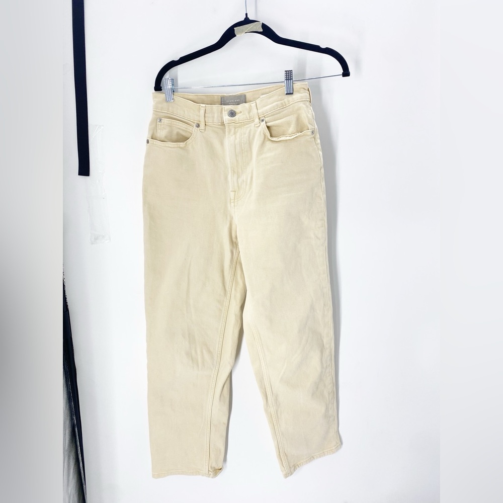 Everlane Women’s The Way High Jean Sz 27T Soybean Color - Picture 3 of 5